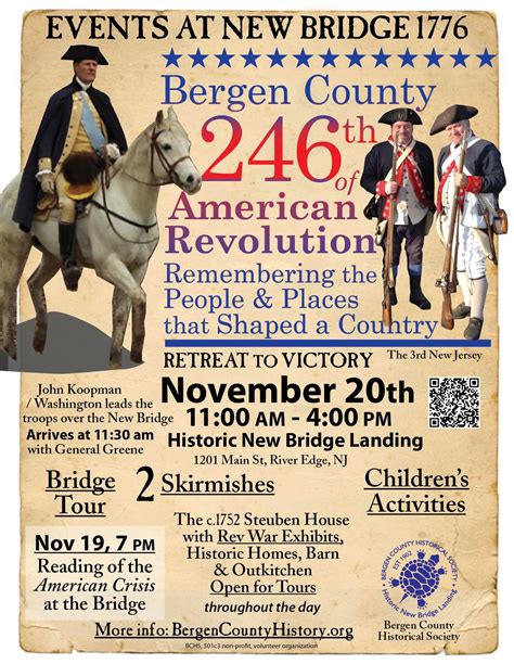Bergen County Historical Society: Retreat to Victory at New Bridge Landing