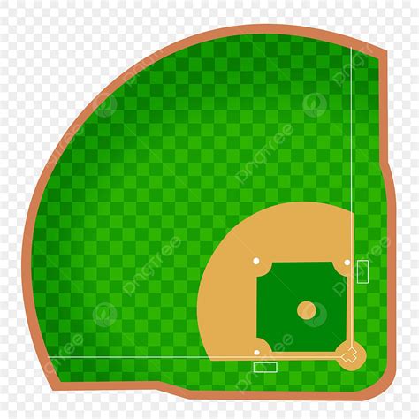 Clipart Diamante Da Baseball Sport Softball Field Diamond Stock Vector