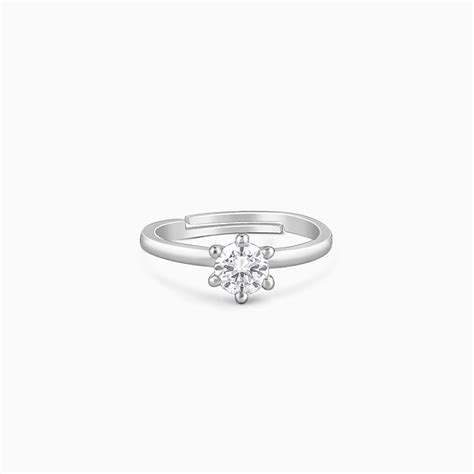 Silver Snowfall Ring | Silver Rings – GIVA
