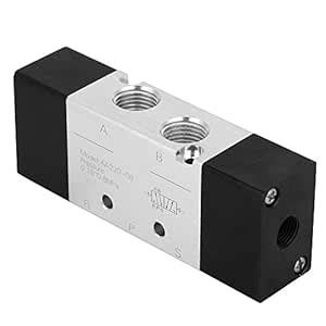 5 Way Pneumatic Air Control Valve 2 Position Operated Valve Inlet ...