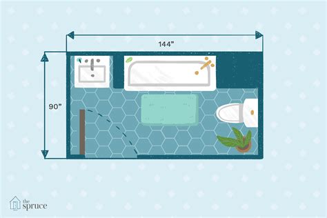 15 Free Bathroom Floor Plans You Can Use