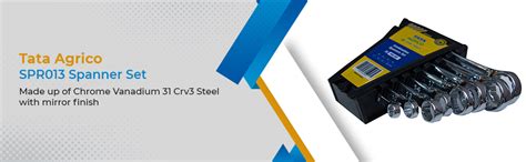 AGRICO TATA Spanner Set (Silver, SPR013) - Pack of 8 : Amazon.in: Home ...