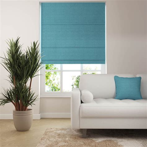 Jute Roman Blind - Rose