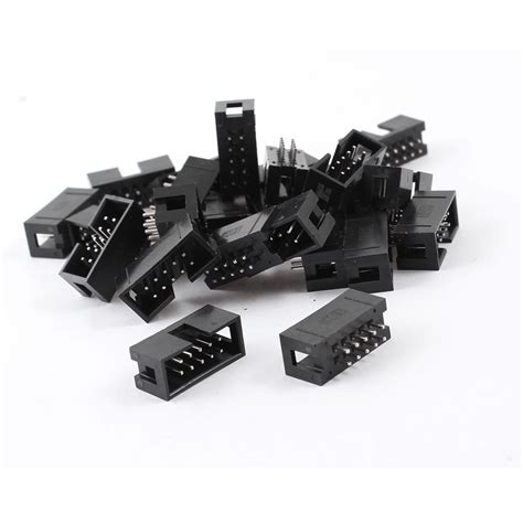 KTM Healthcare® 25Pcs 2x5 Pins 2.54mm Pitch Straight Connector Pin IDC ...