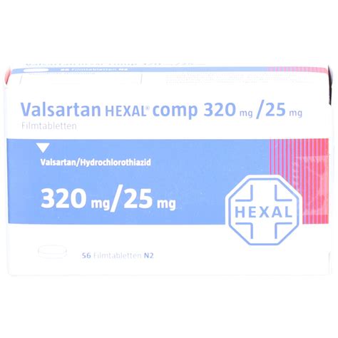 Valsartan HEXAL® comp 320 mg/25 mg 56 St mit dem E-Rezept kaufen - Shop Apotheke