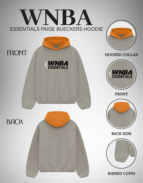 Paige Bueckers Essentials WNBA Hoodie - Wilson Jackets