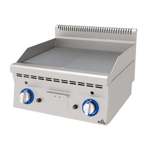 Atalay EAGI-660ND 600 Series Flat + Ribbed Plate Grill, 60x60 cm ...