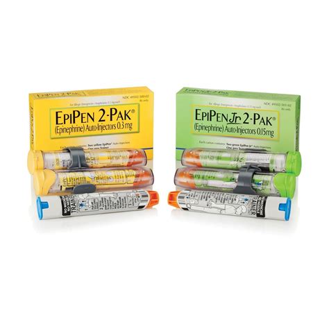 EpiPen Jr 2-Pak® Epinephrine 0.15mg Injection 0.3mL Auto-Injector | McGuff