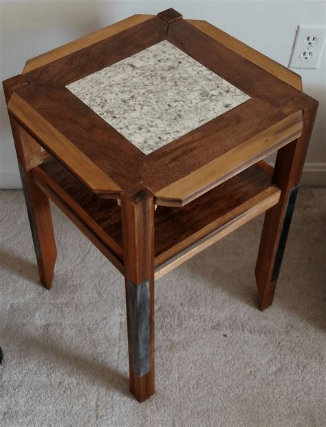 Invented a few new swears making this end table.. : r/BeginnerWoodWorking