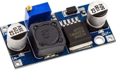 XL6009 DC-DC Step-up Module with Adjustable Booster Power Supply Module ...