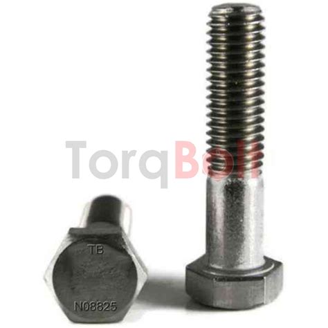 BS DIN EN 2.4858 Incoloy 825 Stainless Steel Bolts | ASTM B425 UNS ...