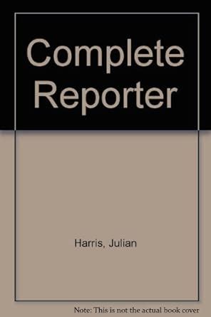 Buy Complete Reporter Book Online at Low Prices in India | Complete ...