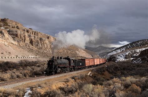 Nevada Northern 93 der NNRY zwischen East Ely und Ruth