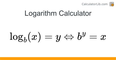 Image result for Logarithm of Numbers Calculator