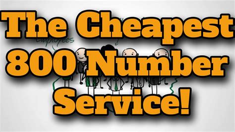 The Cheapest 800 Number Service! - YouTube