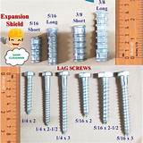 Lag Screw Usage at Michelle Brito blog