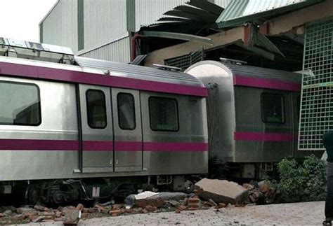 Driverless train of Delhi Metro's Magenta Line crashes into wall 6 days ...