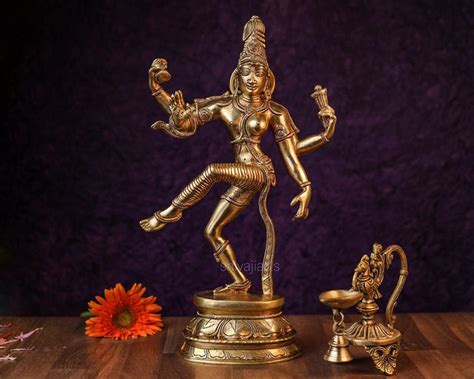 SHIVAJI ARTS SHIVAJIARTS Ardhanarishvara Statue, 37CM Big Large India ...
