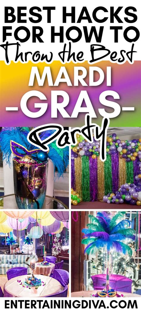Mardi Gras Party Ideas | Mardi gras party theme, Mardi gras party ...