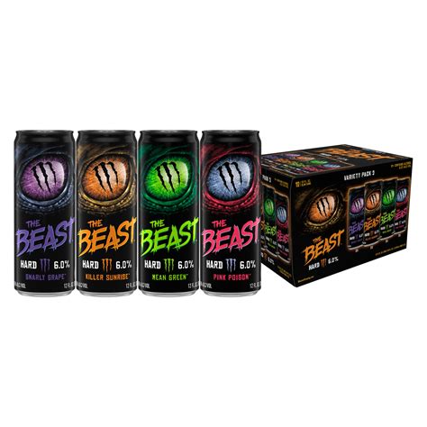 The Beast Unleashed Variety Pack #2 12pk 12oz Can 6% ABV - Delivered In ...