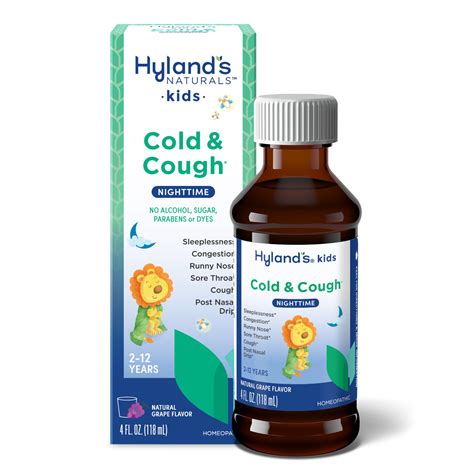 Mua Hyland's Kids Cold & Cough, Nighttime Grape Flavor Cough Syrup ...