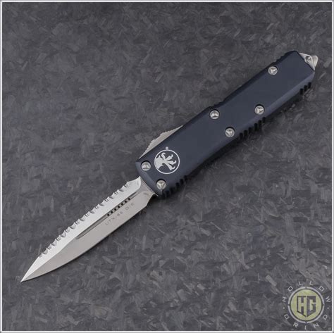 Microtech Knives UTX-85 D/E Automatic OTF D/A Knife (3in Satin Serr ...