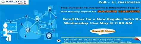 Enroll For Regular Batch On Machine Learning By Analytics - Software ...