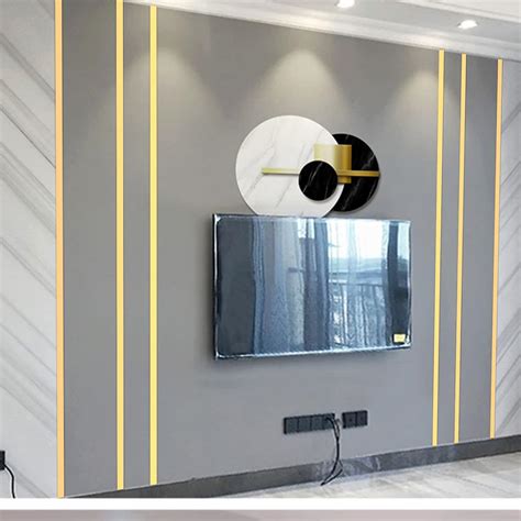 Buy Molding Wall Trim Peel and Stick Crown Molding 0.4 Inch x 16 FT ...