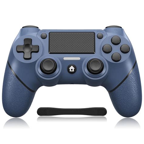 PSCHOISE P-4 Controller Dual-Shock Wireless Compatible for P-4/Pro/Slim ...