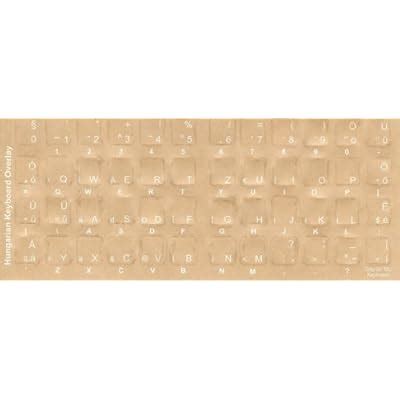 Aramedia Hungarian Keyboard Stickers - Labels - Overlays with India | Ubuy