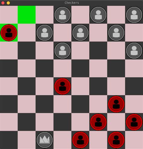 Image result for Checkers Python Pygame GitHub