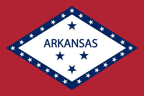 Flag of Arkansas image and meaning Arkansas flag - Country flags