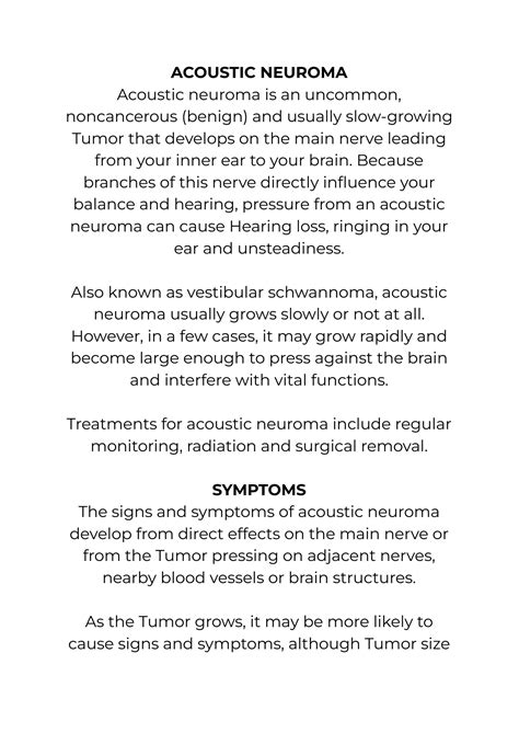 Acoustic Neuroma Diagnosis Code at Numbers Mcleod blog