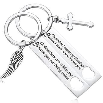 Godparent Gifts from Godchild, 2PCS Godfather Godmother Gift - I Count ...