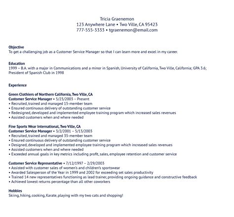 The Pitfalls of a Poorly Constructed Resume