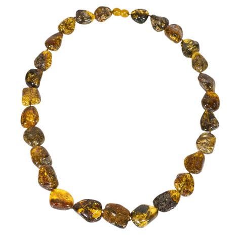 Amber teething beads | Golden Flamingo