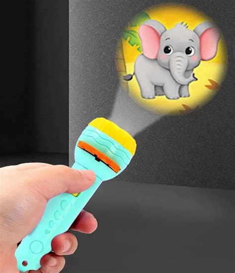 RICARDO MDM HUB Mini Slide Projector Flashlight Torch Kids Projection ...