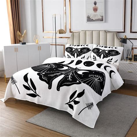 Buy Erosebridal Boho Butterfly Quilt Set Bohemian Hippie Coverlet ...