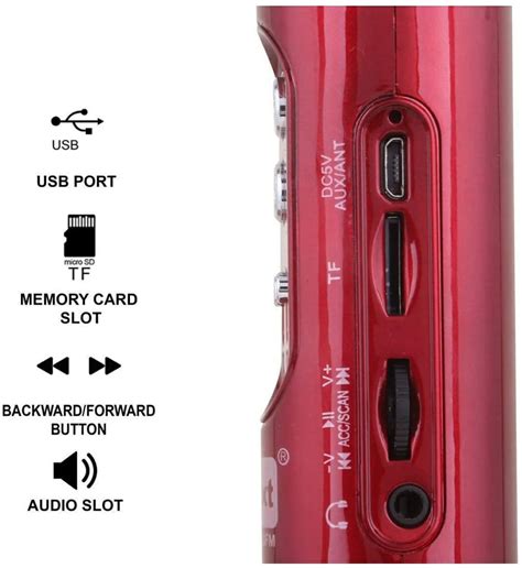Wireless Handheld Portable Bluetooth Connection Player Speaker Condens ...