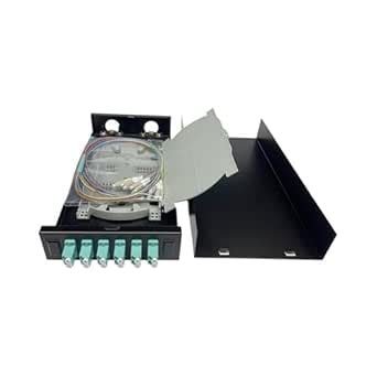 TXWTXPJ-LC-OM3 6 Duplex 12 Port Fiber Enclosure Box - 1 RU Rack Mount ...