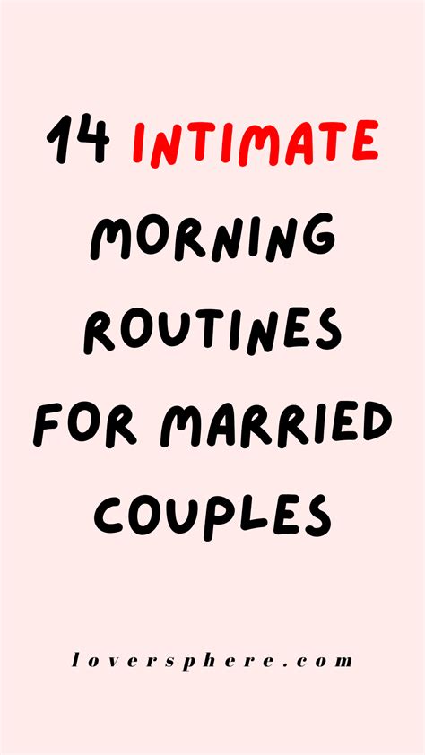 14 Morning Routines Every Couple Needs - Lover Sphere