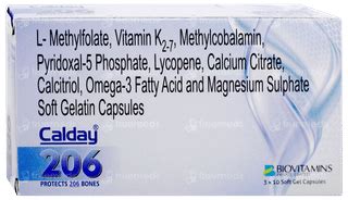 Calday 206 Mg Capsule 10 - Uses, Side Effects, Dosage, Price | Truemeds