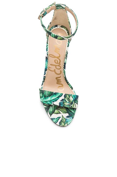 Sam Edelman Yaro Sandal in Jade Multi Palm | REVOLVE