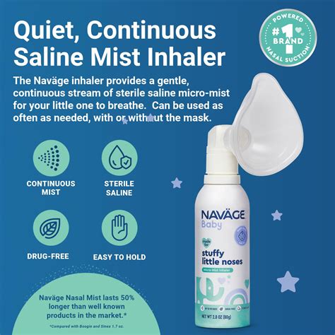 Snapklik.com : Navage Baby Micro-Mist Saline Inhaler - Baby Saline ...