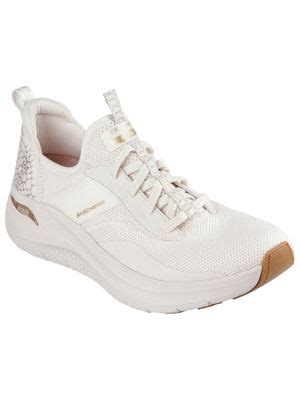 Buy SKECHERS Women Arch Fit 2.0 - Reptile Rock Natural White Gold ...