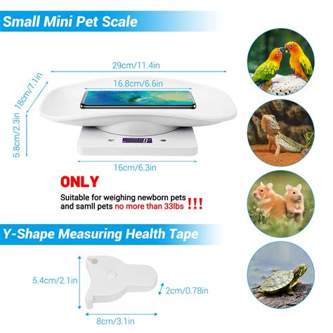 Snapklik.com : Mlijzard Digital Puppy Scale,Small Pet Scale, Accurate ...