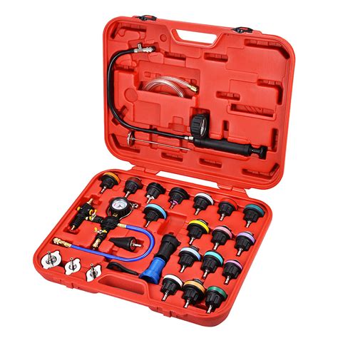 Snapklik.com : 28PCS Universal Radiator Pressure Tester Kit Coolant ...