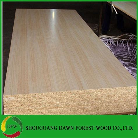 China Wood Grain Color Melamine Faced Particle Board - China Particle ...
