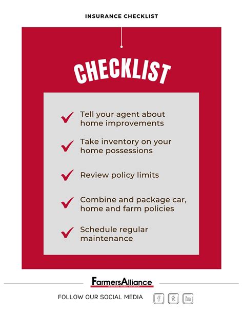 Commercial Insurance Checklist 的图像结果