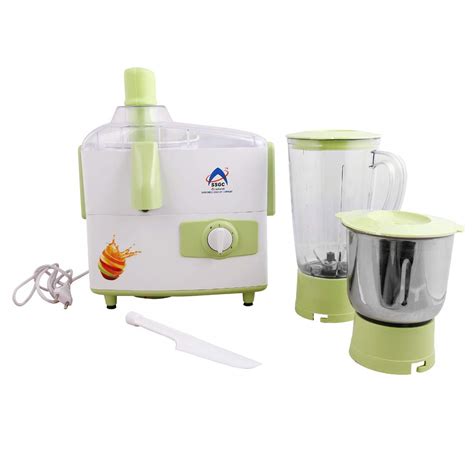 Buy SSGC 500 W Heavy Duty Juicer Mixer Grinder with 2 Jars (White/Green ...